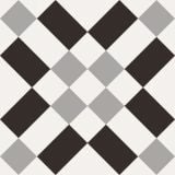 Gresie Patchwork B&W 02 20x20 cm