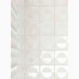 Gresie Decor Manufatti Cerchi 20x20 cm – detaliu, detaliu placi cu cercuri, textura lucioasa si mata