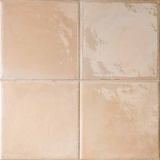 Gresie Manufatti MI 06 Pesca Lucios 20x20 cm – patru plachete gresie roz-piersica cu textura lucioasa
