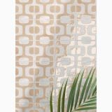 Gresie Decor Manufatti Ipanema 20x20 cm – detaliu, model geometric retro pe placi, frunza palmier