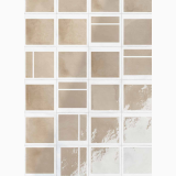 Gresie Decor Manufatti Combinazioni 20x20 cm – grila de plăci pătrate în tonuri bej alb