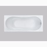 Cada Rectangulara Pacific 150x70x59 cm – cada alba rectangulara vazuta de sus pe fundal gri