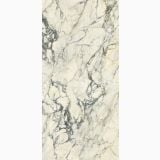 Lastra Gresie Portelanata HPM 10 Paonazzo Lucios 120x278 cm – placa marmura alba cu vinisoare gri si aurii
