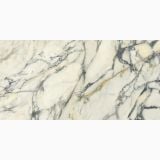 Gresie Portelanata HPM 10 Paonazzo Lucios 60x120 cm – textura marmura alba cu vinisoare gri si aurii