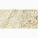 Gresie Portelanata HPM 01 Paradise Mat 60x120 cm – detaliu, textura marmorata bej cu vinisoare aurii