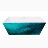Cada Freestanding Pearly Green 170x80 cm