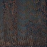 Gresie Oxidart Patchwork Dark 20x20 cm – placa patchwork intuneca cu model geometric si pete ruginii