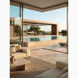 Gresie Portelanata Piemme Stone Revolution Brown Red Satin 60x120 cm – living deschis spre terasă, nuanța Brown Red (catalog Piemme)