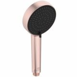 Coloana de dus Rose cu termostat Ideal Standard Ceratherm Alu+ – para de dus rose gold pe fundal alb