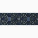 Faianta Decor ABK Refined 60x120 cm – model decorativ geometric albastru cu cercuri striate