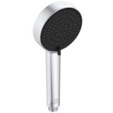 Coloana de dus Silver cu termostat Ideal Standard Ceratherm Alu+ – para de dus cromata pe fundal alb