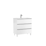 Mobilier Baie Pe Prdoseala Shona Cu 3 Sertare Alb Mat 80x46x85 cm