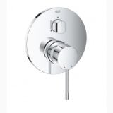 Baterie Incastrata Cada Dus Grohe Essence 3 iesiri Finisaj Crom