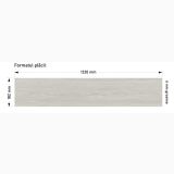 Parchet SPC Itiles NATURA OAK 1220 x 182 x 6 mm – schita tehnica, desen tehnic cu dimensiuni placa parchet SPC