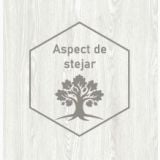 Parchet SPC Itiles ROVERE REALE 1220 x 182 x 6 mm – logo hexagon cu copac, text aspect de stejar