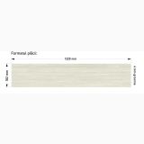 Parchet SPC Itiles AMBRA ROVERE 1220 x 182 x 6 mm – schita tehnica, desen tehnic cu dimensiuni placa 1220x182x6mm