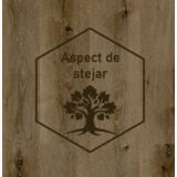 Parchet SPC Itiles IMPERIAL HERRINGBONE 610 x 128 x 6 mm – textura lemn stejar cu logo hexagonal aspect stejar
