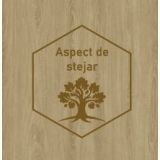 Parchet SPC Itiles URBAN GRAY HERRINGBONE 610 x 128 x 6 mm – logo hexagonal cu copac, aspect de stejar