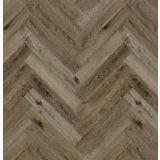 Parchet SPC Itiles IMPERIAL HERRINGBONE 610 x 128 x 6 mm – parchet SPC model herringbone, textura lemn maro