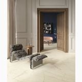 Gresie Select Crema Avorio 60x120 cm Mat – detaliu living (catalogul producătorului)