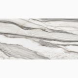 Gresie Oyster White Mat 60x120 cm – placa cu vinisoare gri si aurii pe fond alb