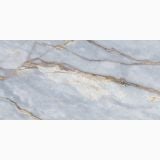 Gresie ABK Nuance Deep River lucios 3D 60x120 cm – placa marmura gri cu vene aurii