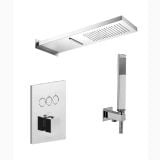 Set Dus Incastrat Mixer+Canula+Flexibil+Cap Dus Paffoni Crom