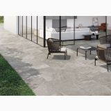 Gresie Shale Moon Mat 60x120 cm – ambient terasa, terasa exterioara cu canapea, fotolii si masuta, pe pardoseala