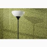 Mozaic Natural Sicis Lichen 30x30 cm – ambient, perete mozaic verde cu lampa de podea neagra