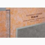 Membrana de etansare Schluter Kerdi Keba 125 mm – detaliu, membrana etansare Kerdi cu banda imbinare la colt