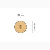 Guler Elastic Impermeabilizant Pentru Tevi Schluter KMV 15 mm – schita tehnica, desen tehnic diametru 9mm si 135mm