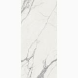 Gresie Abk Sensi Signoria Statuario Light 120x280x0,6 cm – placa marmurata alba cu vinisoare gri pe fundal
