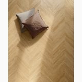 Gresie Sant Agostino Sunwood Honey 20x120 cm – ambient living, pardoseala model chevron cu perne decorative asezate