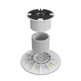 Suport Reglabil Gresie 2 cm King 3 cu Reglaj de la 63 la 95 mm – suport reglabil desfacut in trei componente pe fundal alb