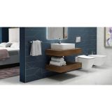 Lavoar Dreptunghiular Strada II Ideal Standard 60x40 cm Fara Orificiu Baterie – ambient baie, lavoar dreptunghiular pe blat suspendat, langa dormitor si vas wc, pe perete