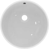 Lavoar I.Life B Ideal Standard Ø40 cm – lavoar rotund ceramic alb vazut de sus, izolat