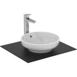 Lavoar I.Life B Ideal Standard Ø40 cm – lavoar rotund alb pe blat negru cu baterie