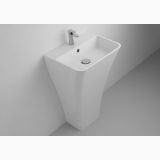 Lavoar Freestanding Tanaro Cast Marble Finisaj Alb Lucios 50x40x85 cm