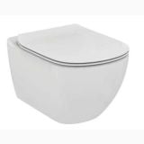 Vas WC Suspendat Rimless Tesi Ideal Standard Cu Capac Slim Alb Lucios