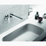 Baterie Lavoar Incastrata Paffoni Tilt Crom 20 cm – ambient baie, baterie lavoar incastrata crom, lavoar mineral, vaze decorative, pe perete