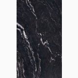 Gresie Abk Titanium Black Mat 120x280x0,6 cm – placa neagra cu vene albe sidefate