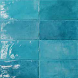 Faianta ABK Poetry Colors Turquoise Lucios Brick 7,5x15 cm