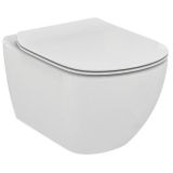Vas WC Suspendat Tesi AquaBlade Ideal Standard Cu Capac Soft Close Slim Alb Mat