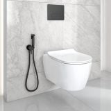 Set Amsterdam Bideu + WC Suspendat Sanimed Rimless - Imagine 4