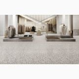 Gresie Piemme Venetian Marble Cloud 60x60 cm Mat – ambient comercial, showroom haine cu pardoseala gresie efect terrazzo