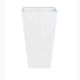 Lavoar Freestanding Vera Besco Finisaj Alb Lucios 42x50x85 cm – obiect sanitar alb izolat pe fundal neutru