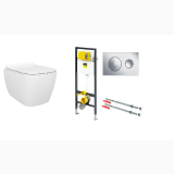 Set Vas WC Rimless Venise cu Kit rezervor WC Incastrat Viega
