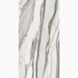 Lastra Gresie Oyster White Mat 120x280 cm – textura marmorata gri auriu pe fundal alb