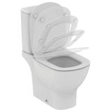 Vas WC cu Rezervor din Ceramica si Capac Soft-close Ideal Standard Tesi AquaBlade