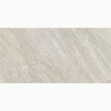 Gresie Exterior Origins White Antislip 60x120 cm – placa gresie gri texturata pe fundal neutru